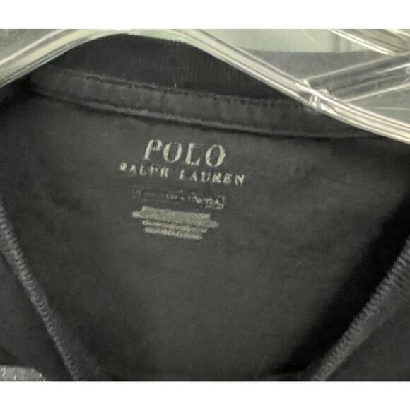 Polo Racing Ralph Lauren Mens Long Sleeve Tee Shirt Black 1992 Size Small - Picture 4 of 4